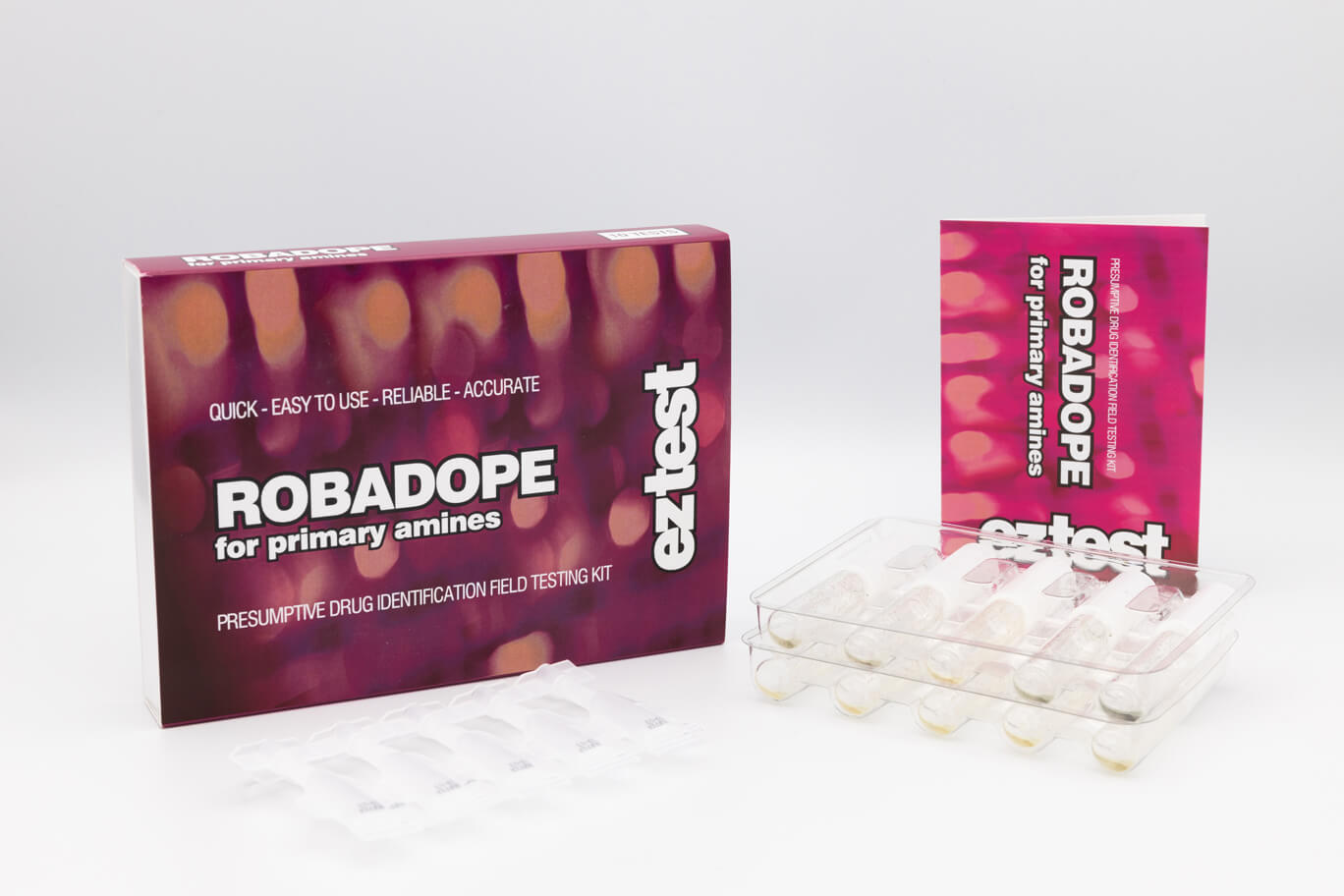 Kit de test de dépistage de drogues Robadope, réactif pour les amines primaires