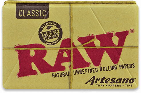 Raw Organic Hemp Artesano Rolling Paper Kit 1 1/4
